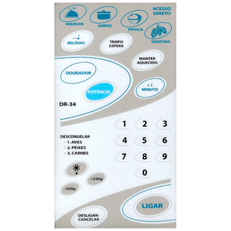 Membrana para Micro-ondas CCE DR 34 C/Dourador