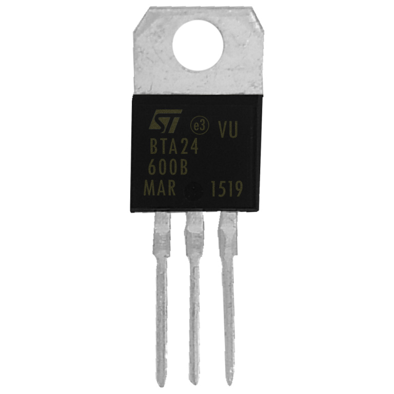 Transistor SCR BTA 24-600 - D&D COMPONENTES