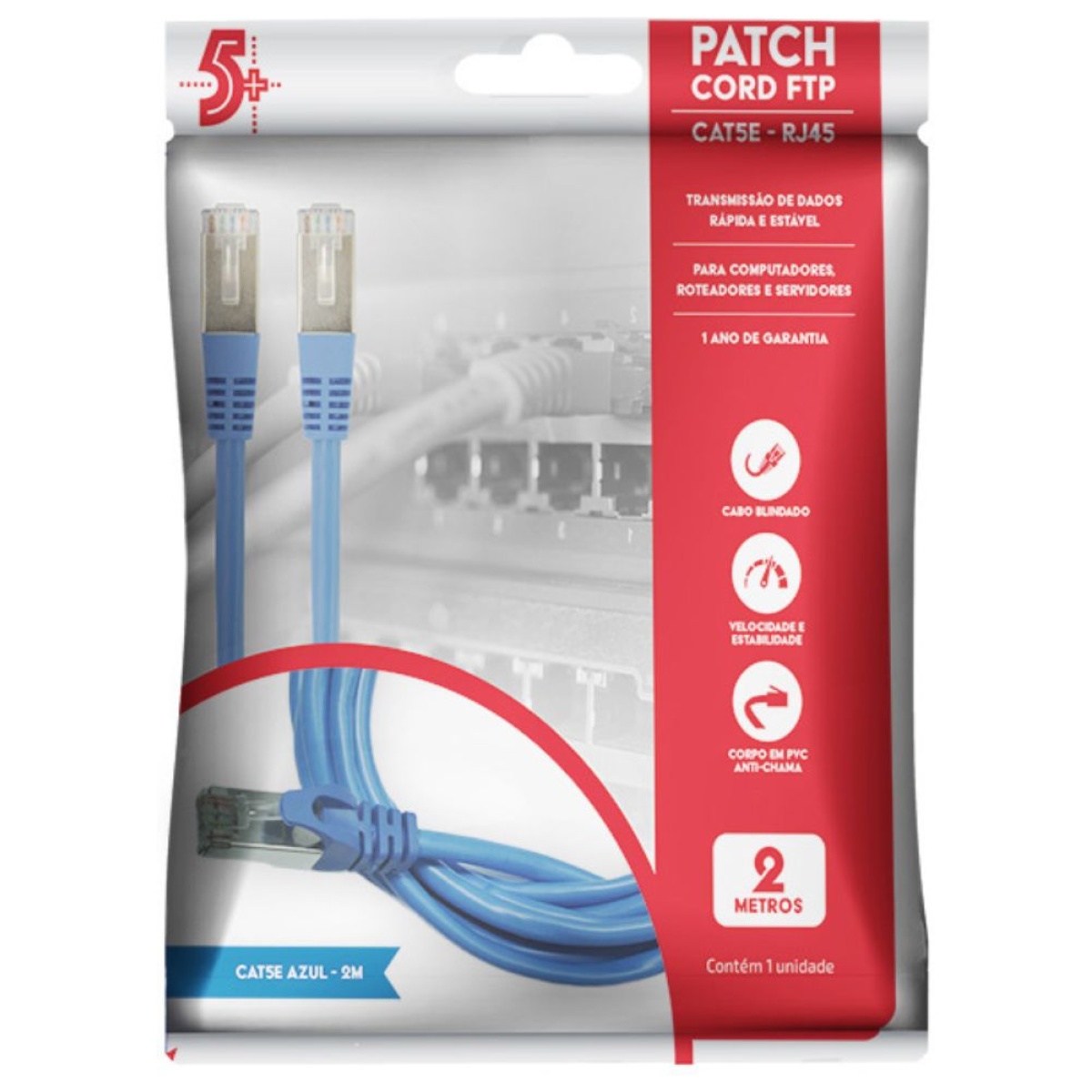 Cabo Patch Cord Cat-5E