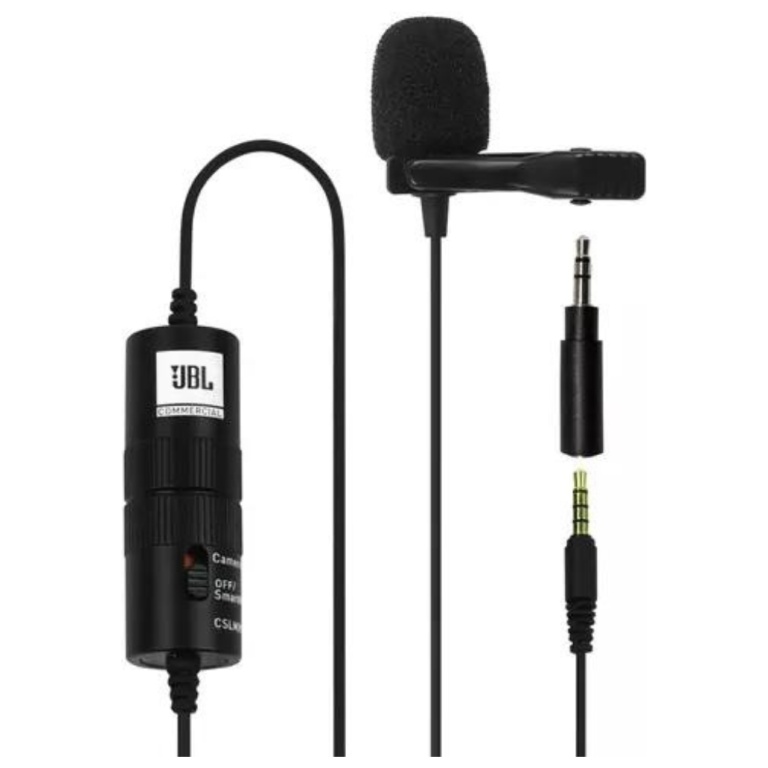 Microfone de Lapela a bateria CSLM20B JBL 