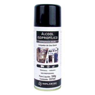 Álcool Isopropílico Aerossol Spray 227ML Implastec