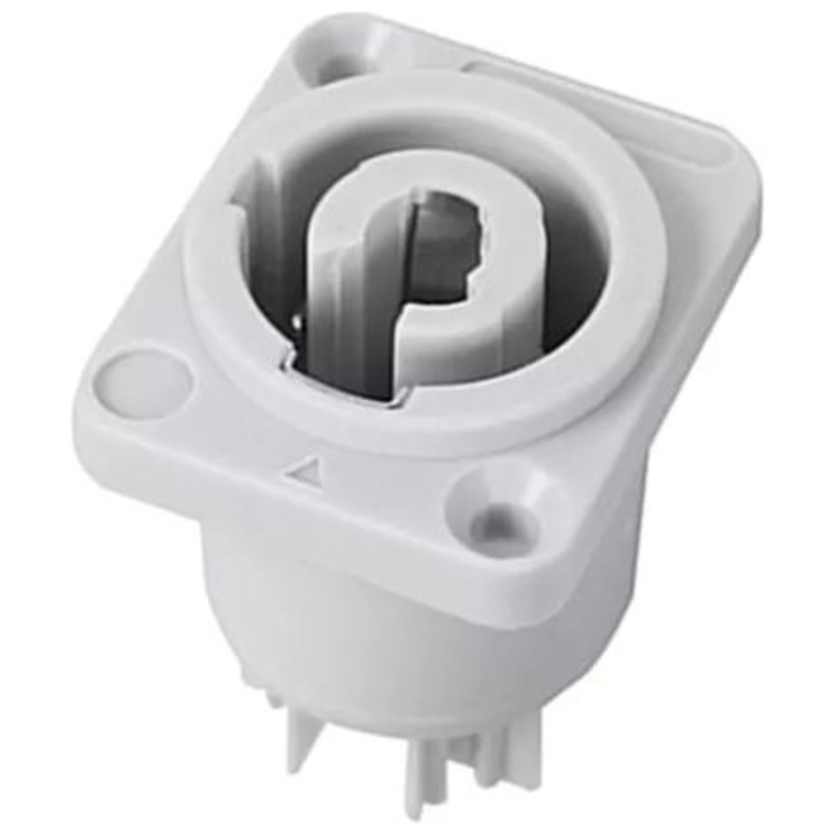 Plug Conector Macho Powercon Painel Linha Cinza