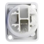 Plug Conector Macho Powercon Painel Linha Cinza