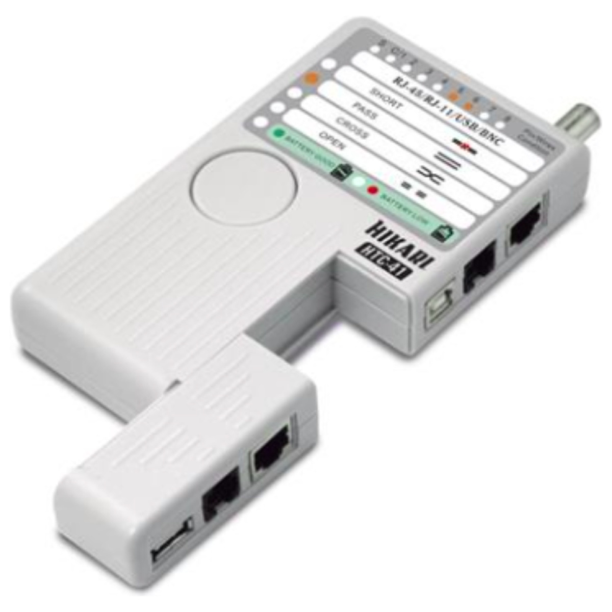 Testador de Cabos UTP RJ-45 RJ-12 RJ-11 USB HTC-41 Hikari