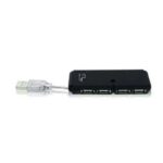 HUB USB 4 Portas Slim 2.0 Preto AC064 Multilaser