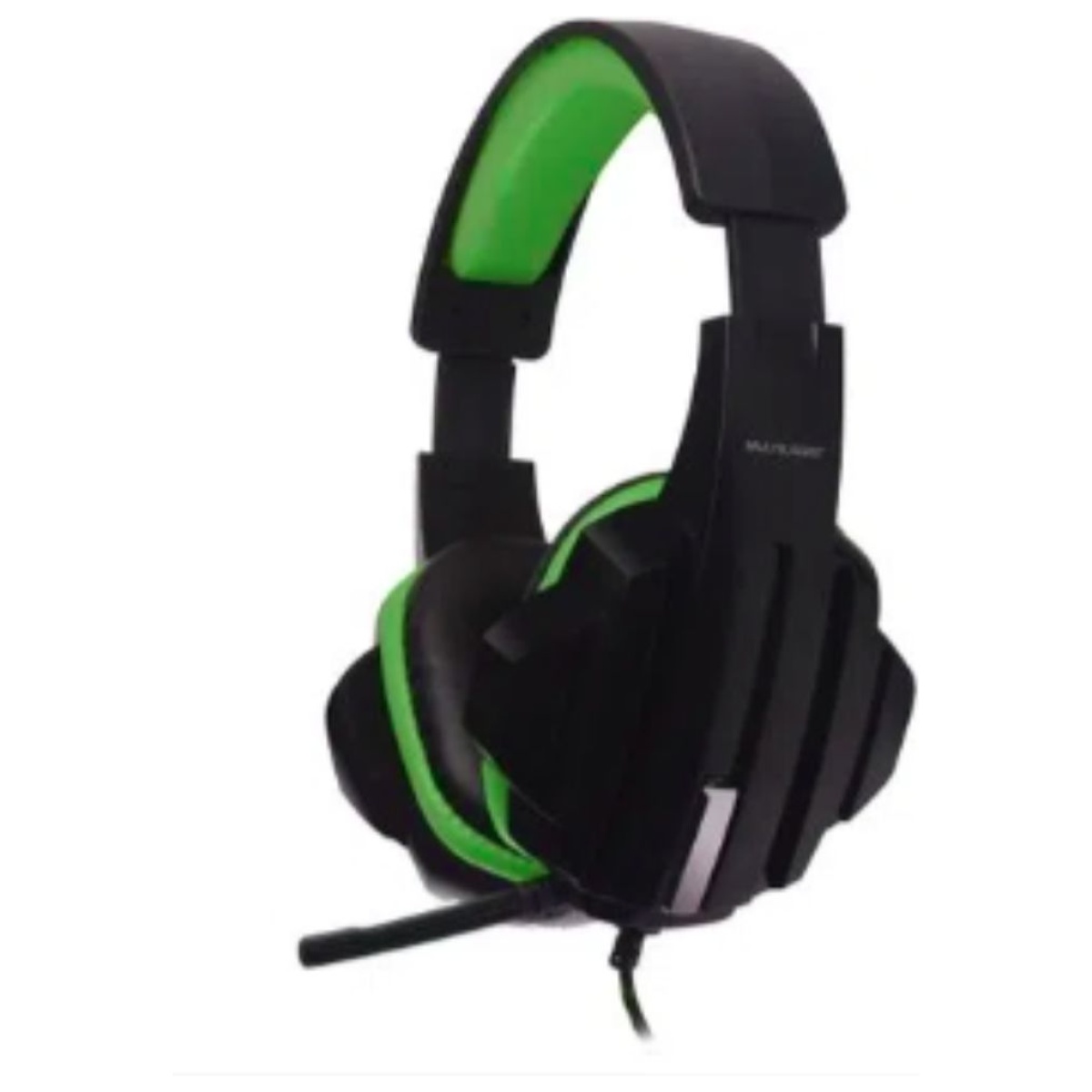 Fone com Microfone Headset Gamer P2 Preto/Verde PH123 Multilaser