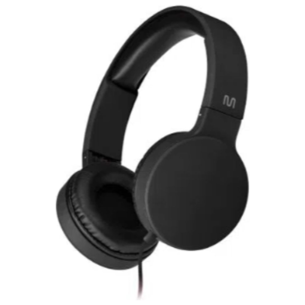 Fone com Microfone Headphone Smartphone Dobrável New Fun P2 Preto PH268 Multilaser