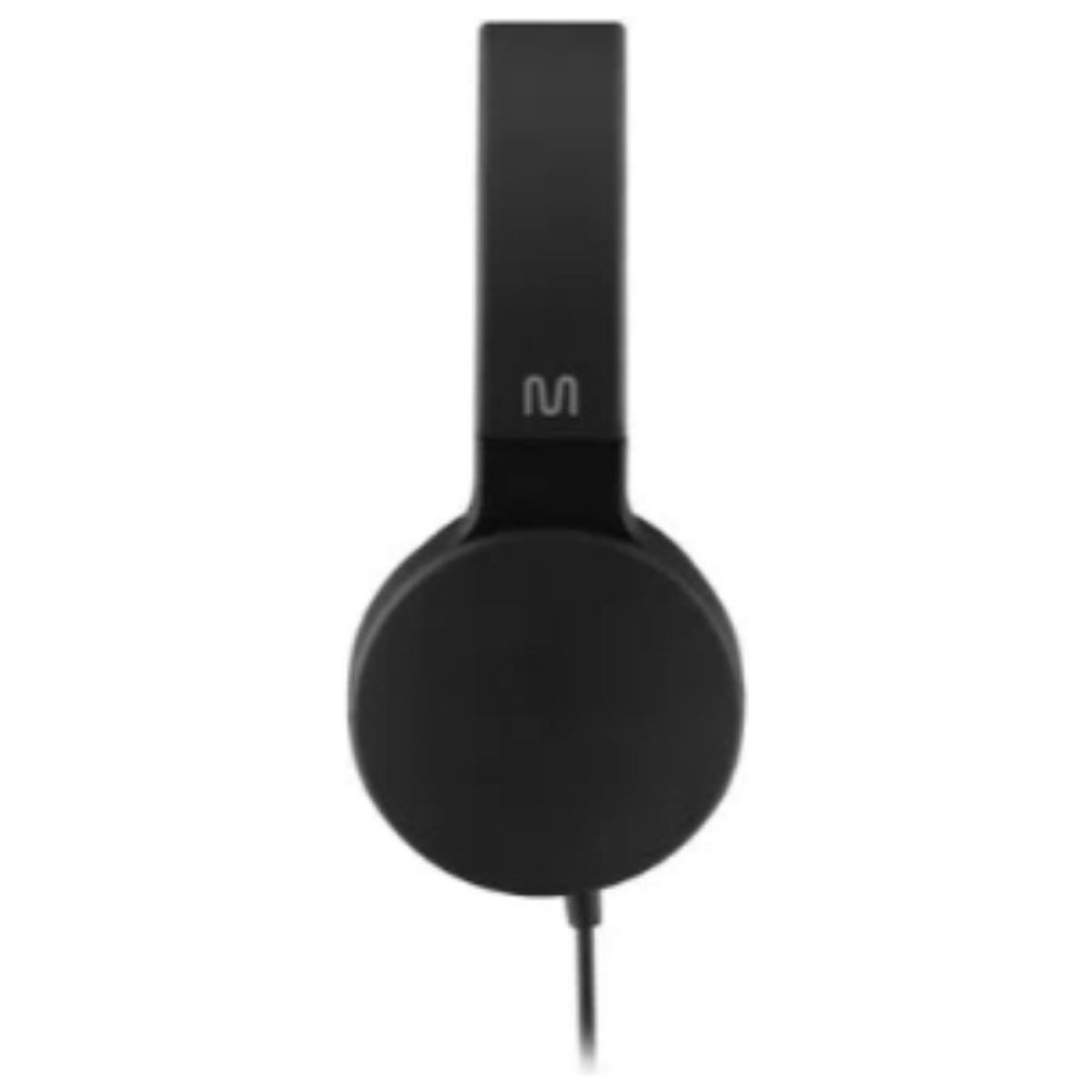 Fone com Microfone Headphone Smartphone Dobrável New Fun P2 Preto PH268 Multilaser